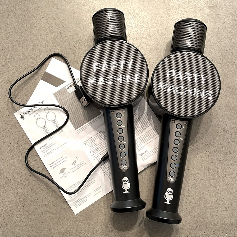 Party Machine Wireless Bluetooth Microphones
